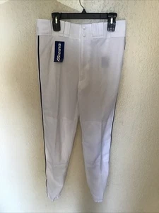 Mizuno Baseball Pants Size Large White W/ Black Piping New UM-“B” - Picture 1 of 6