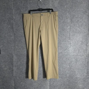 Twillery Performance Golf Pants 38x30 Tailored Fit The Hustle Khaki Chino Sports - Picture 1 of 14