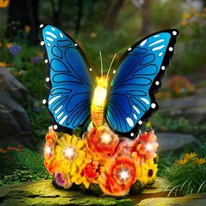 Mothers Day Mom Gifts for Grandma Wife Daughter Sister, Butterfly Statue Sola... - Picture 1 of 9