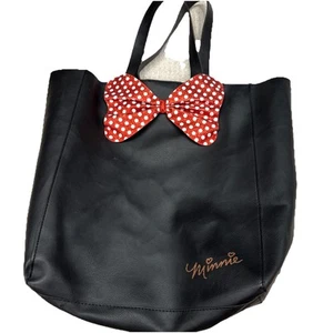 Minnie mouse extra large lightweight tote bag Primark large sparkly bow - Picture 1 of 10