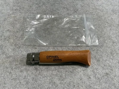 Navaja de Bolsillo Opinel France Savoie France Carbone Nº 8 Madera de Haya Muy Limpia Foto 1 de 4