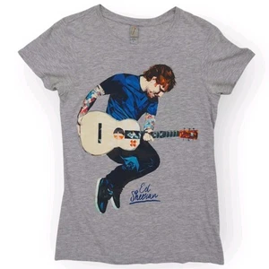 Camiseta Ed Sheeran Geométrica Salto Para Mujer Mediana Rock Me - Imagen 1 de 6