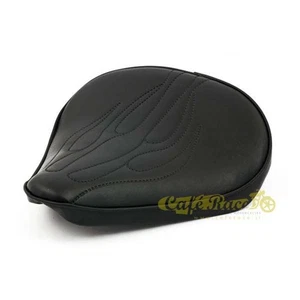 Single Flat Flame Large Custom Saddle with Vinyl Coating Universal - Picture 1 of 1