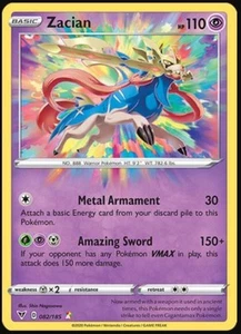 Pokemon Zacian - 082/185 - Amazing Rare NM-Mint Vivid Voltage - Picture 1 of 1