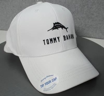 Tommy Bahama Hat Tip Your Cap Baja Margarita Recipe White Strapback One Size - Image 1 of 4