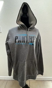 TEAM APPAREL NFL CAROLINA PANTHERS PULLOVER HOODIE TX3 COOL L KORDELZUG GRAU - Bild 1 von 14
