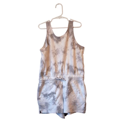 Mameluco tie dye blanco y gris Athleta niña talla M 8/10 Foto 1 de 4