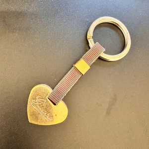 [Made in Italy] GUCCI Schlüsselanhänger Herz Logo Gold - Bild 1 von 2