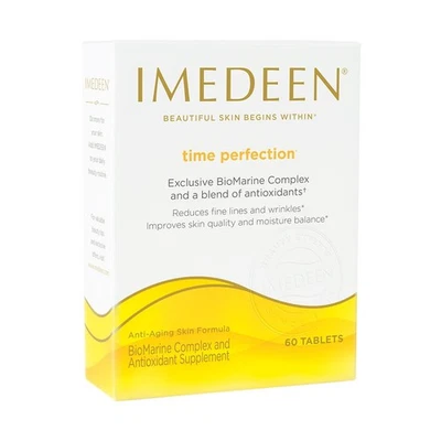 Fórmula antienvejecimiento para el cuidado de la piel Imedeen Time Perfection (60 unidades) suplemento de belleza... Foto 1 de 4
