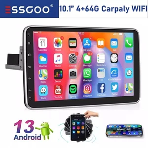10.1'' Touch Screen Car Stereo Rotatable Android 13.0 2Din Radio GPS Navi WiFi - Picture 1 of 15