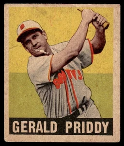 1948 Leaf Gerald Priddy Rookie St. Louis Browns #111 - Picture 1 of 2
