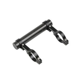 Bike Handlebar Extension Lightweight Carbon Fiber Double Clamp Handlebar - Picture 1 of 12