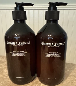 GROWN ALCHEMIST - Body Cleanser Gel & Body Cream Bundle - 500 ml ea JUMBO - Picture 1 of 5