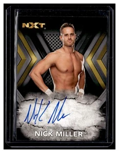2017 Topps WWE NXT Autograph Silver #RANM Nick Miller Auto /25 - Picture 1 of 2