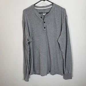 Camisa Rag & Bone Henley Para Hombre Talla XL Gris Jaspeado Manga Larga Algodón - Imagen 1 de 7