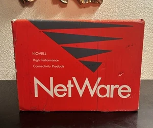 Vintage ELS Level 1 Netware Kit v2.12 by Novell Operating System Floppy & Books - Picture 1 of 14