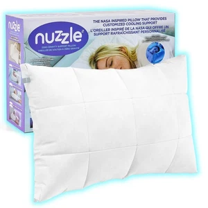 Almohada ajustable de enfriamiento para dormir en adultos, almohada de cama de lujo de tamaño estándar... - Imagen 1 de 8