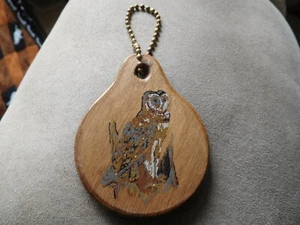 INSIGNIA DE MADERA BI SCOUT BSA CRIATURA DE PATRULLA BÚHO PINTADO A MANO SOBRE MADERA COLGANTE INSIGNIA DE MADERA - Imagen 1 de 6