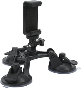 Car Tripod Suction Cup Holder Strong Adsorption Tripod Suction Cup Holder - Picture 1 of 9