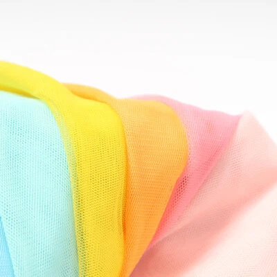 5M Mesh Fabric Net Tulle Soft DIY Tutu Wedding Dress Sport Cloth Lining Sew Trim - Image 1 of 4