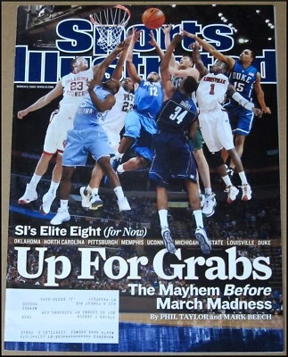 3/9/2009 Sports Illustrated March Madness North Carolina Oklahoma Blake Griffin - Image 1 of 4
