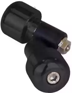 FLY Anti-Vibration Bar Ends Anodized Black for 7/8" Bars - Foto 1 di 1