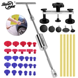 PDR T-bar Dent Puller Car Body Paintless Dent Repair Tool Kit with Slide Hammer - Bild 1 von 15