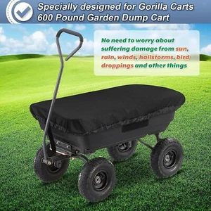Folding Utility Wagon Cover Camping Trolley Dust Bag Garden Cart Accessories - Picture 1 of 7