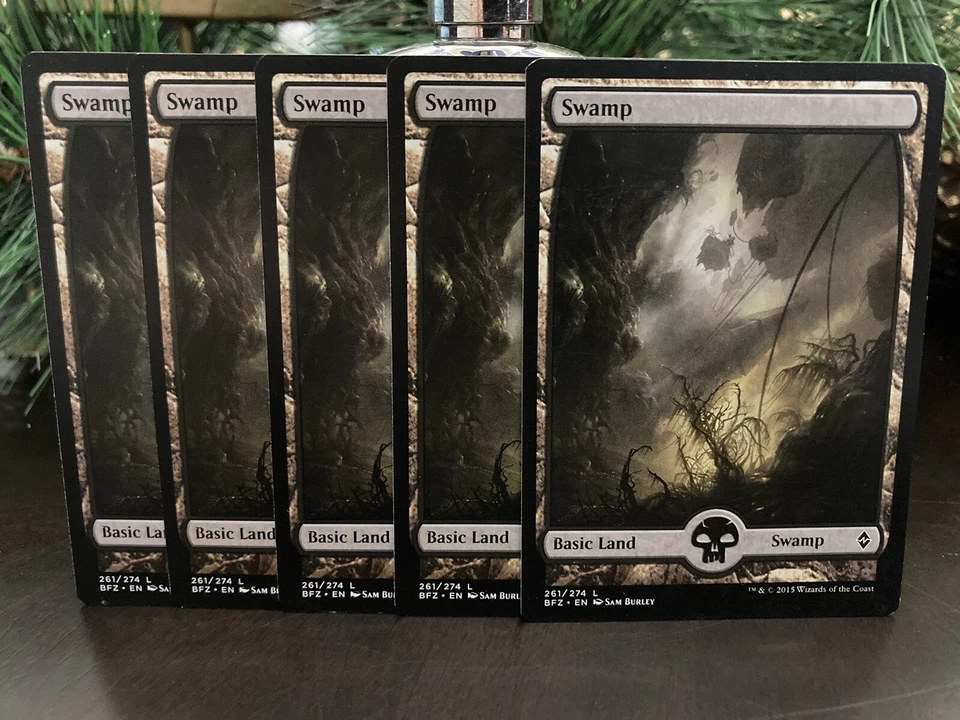 MTG Full Art Swamps 261 Battle for Zendikar NM - Image 1 of 1