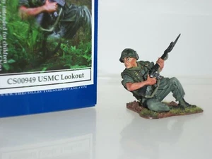 VITRINA DE COLECCIONISTAS CS00949 GUERRA DE VIETNAM USMC MIRADOR CON RIFLE JUGUETE SOLDADO - Imagen 1 de 2