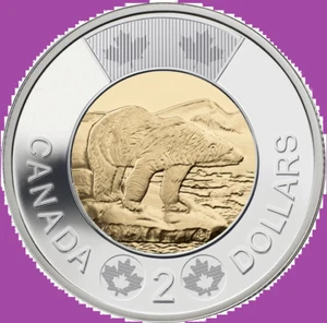 2016 Canada Classic Two Dollars Toonie Coin UNC Toon $2 - Picture 1 of 2