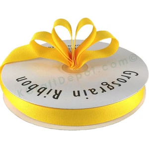 Grosgrain Ribbon 1/4", 3/8", 5/8", 7/8". 1.5" 50 Yards Roll Bulk 40 Colors - Picture 1 of 47