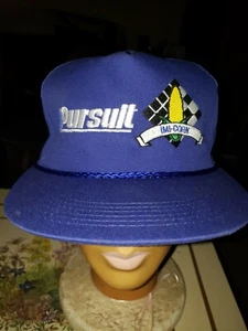 NOS Vintage K-Products Marke Mütze PURSUIT IMI-CORN Seil verstellbar Kappe blau - Bild 1 von 12