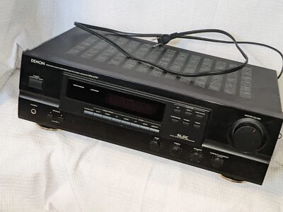 FOR PARTS Denon DRA-275R Audio Component AM-FM Stereo A/V Receiver Still Outputs - Image 1 of 3