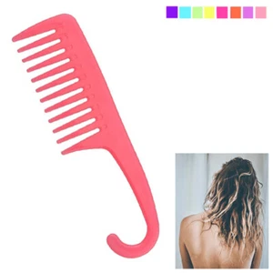 1 X Shower Comb Hair Wide Tooth Dry Wet Gently Detangles Thick Long Detangling - Picture 1 of 1