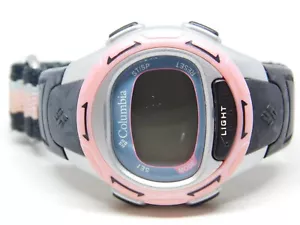 Columbia CL-5023 WR 100M 10 Lap Quartz Digital Women's Watch New Battery - Picture 1 of 5