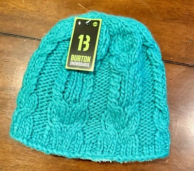 Gorro Burton Tamarack para niñas nuevo con etiquetas. Talla única. Color - Azul Paraíso Foto 1 de 4