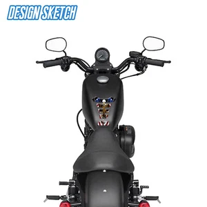 Tank Pad Fuel Tank Sticker Decoration Waterproof Fit For Kawasaki KX65 KX80 KX85 - Picture 1 of 6
