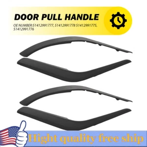 Inner Door Handle Pull Panel Trim Black for BMW X1 E84 2009-16 Left & Right 4x H - Picture 1 of 10
