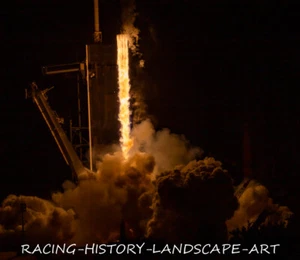 2022 Juli 14 8x10 PHOTO SPACEX NASA CRS-25 LC39A Falcon 9 Dragon Cargo Liftoff 3 - Bild 1 von 1