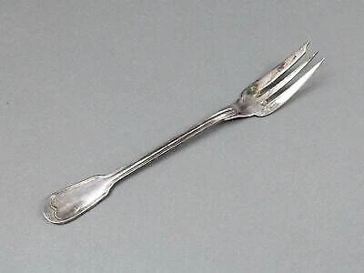 Christofle France Chinon посеребренная большая сервировочная вилка 9 3/4 дюйма - Изображение 1 из 4