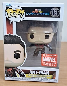 Funko Pop Vinile Bobblehead Quantumania Ant-Man #1166 Esclusivo Corpo dei Collezionisti - Foto 1 di 7