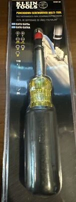 Klein Tools VDV001-081 Punchdown Screwdriver Multi-Tool - CAT3, 5e, 6, 6A - Image 1 of 4