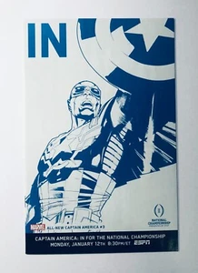 All-New Captain America 2015 Marvel Issue #3 Variant ESPN National Championship - Bild 1 von 5