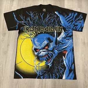 Iron Maiden Band All over Print Modern t-shirt size Large Black - Picture 1 of 6