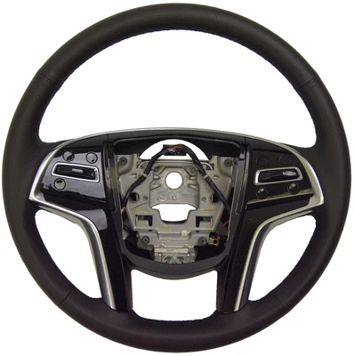 2014 Cadillac SRX Steering Wheel Black Leather New OEM W/CC 23186999 23114541 - Image 1 of 4