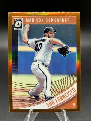 2018 Panini Donruss Optic BRONZE HOLO #94 Madison Bumgarner San Francisco Giants - Image 1 of 2