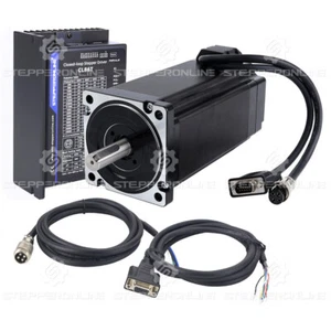 STEPPERONLINE Nema 34 12Nm 6A Φ14mm Closed Loop Stepper Motor & Servo Driver Kit - Picture 1 of 8