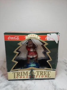 NEW Coca-Cola Santa Claus World Christmas Ornament KG Xmas Bottle Coke - Picture 1 of 6