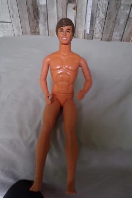 Muñeca Barbie Friend Ken 1983 pelo marrón moldeado, ojos azules, cuerpo 1968 Foto 1 de 4